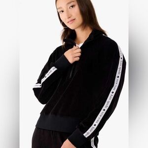 Kate Spade Logo Tape Half-Zip Sweatshirt | XL | NWT